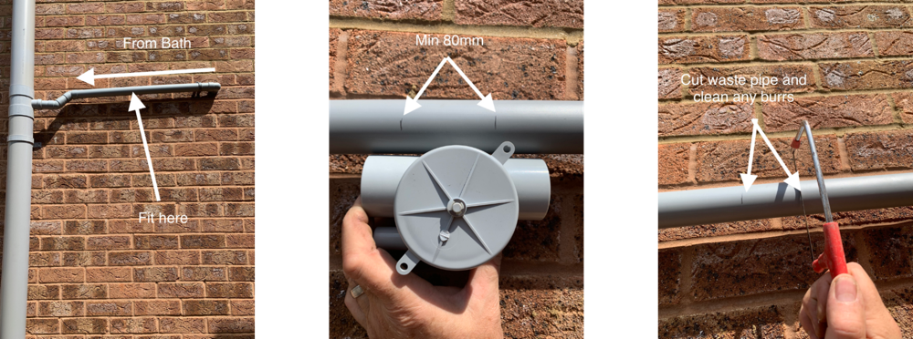 Watertwo installation steps one to four